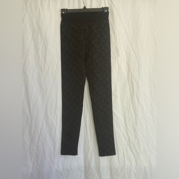 THE KOOPLES LOGO BLACK LEGGINGS Size XS - Picture 2 of 10